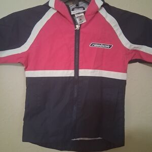 Reebok Pink and Navy Kids Raincoat